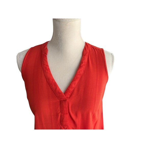 Maeve by Anthropologie Tomato Red Sleeveless Tunic Tank Modal Blend Size XS - Picture 14 of 14